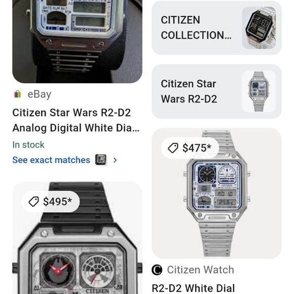 Citizen Star Wars R2-D2 Ana Digital Collectible Men\'s Watch